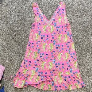 Lilly Pulitzer Pink Floral Dress